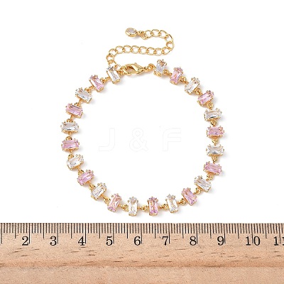 Brass Link Chain Bracelets BJEW-D378-06G-1
