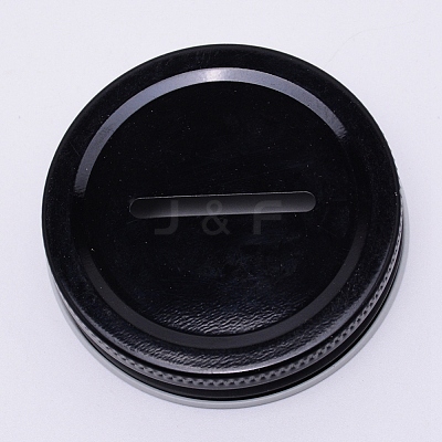 Tinplate Coin Slot Bank Lids FIND-WH0047-14D-1