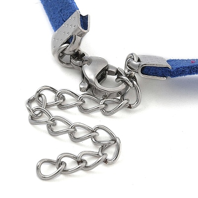 Faux Suede Double Cord Bracelet Making STAS-M084-10P-03-1