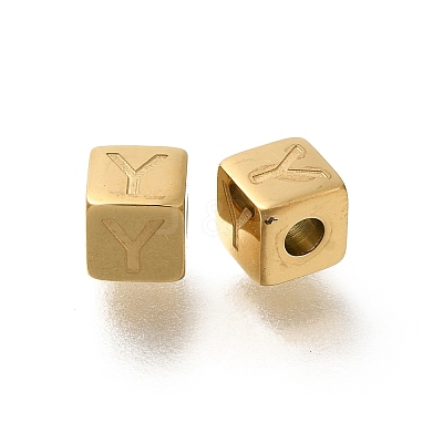 Ion Plating(IP) 304 Stainless Steel Beads STAS-F308-01G-Y-1