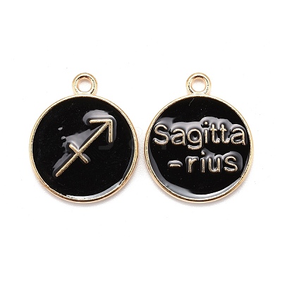 Alloy Enamel Pendants ENAM-S124-01A-08F-1