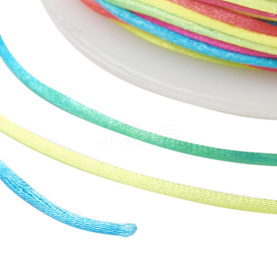 Nylon Satin Rattail Cords NWIR-JP0013-1.0mm-10-1