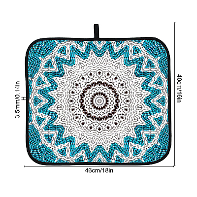 Towel Cloth Dish Drying Mat for Kitchen AJEW-WH0189-80A-05-1