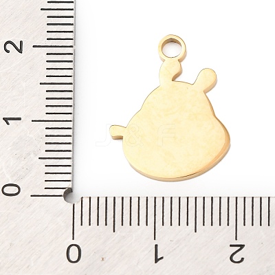 304 Stainless Steel Pendants STAS-A125-14G-1