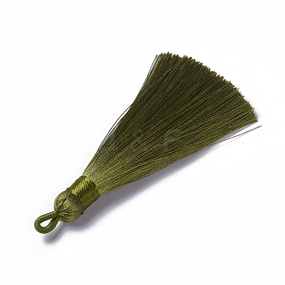 Polyester Tassel Pendants FIND-I009-B24-1