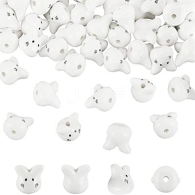 Handmade Porcelain Beads PORC-OC0001-08-1