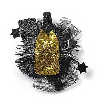 New Year's party Iron Hair Clip LS-OHAR-R102-01E-1