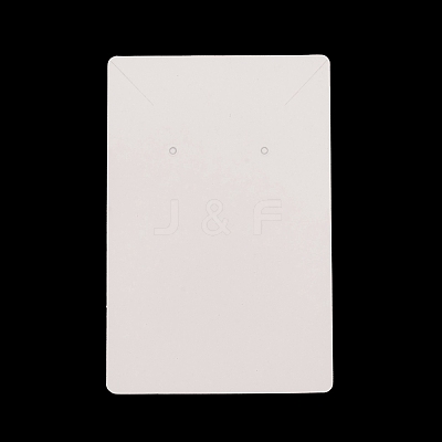 Rectangle Paper Earring Display Cards CDIS-D007-01G-1