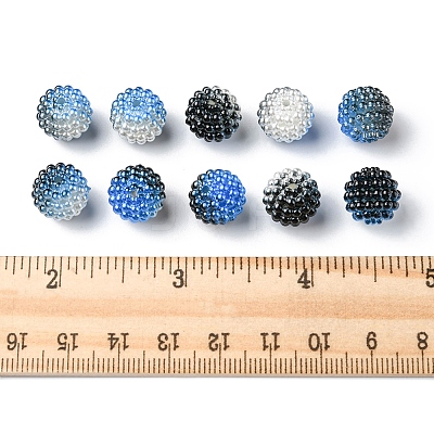 Imitation Pearl Acrylic Beads OACR-FS0001-32H-1