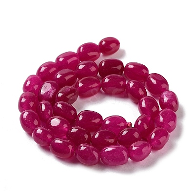 Natural White Jade Beads Strands G-E614-B01-04-1