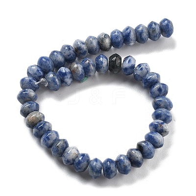 Natural Blue Spot Jasper Beads Strands G-P559-A15-01-1