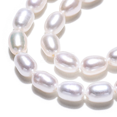 Natural Cultured Freshwater Pearl Beads Strands PEAR-N012-04H-1