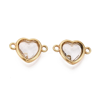 304 Stainless Steel Glass Connector Charms STAS-Q119-02G-1