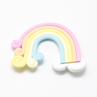 Handmade Polymer Clay Cabochons PORC-S1007-39D-1