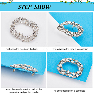 Alloy Crystal Rhinestone Shoe Decoration ALRI-FG0001-03B-1