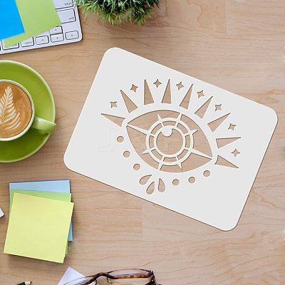 Large Plastic Reusable Drawing Painting Stencils Templates DIY-WH0202-065-1