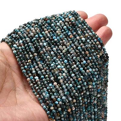Natural Apatite Beads Strands LS-G-RM2025-36-3mm-1