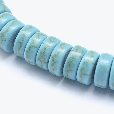 Synthetic Turquoise Beads Strands G-E476-01A-1