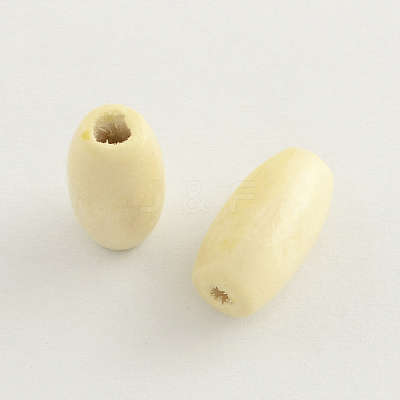 Dyed Natural Wood Beads WOOD-Q003-6x4mm-09-LF-1