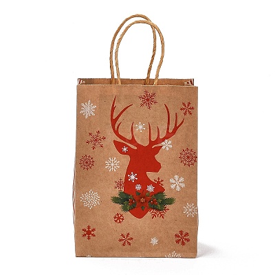 Christmas Theme Rectangle Paper Bags CARB-F011-01C-1
