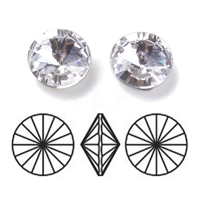 K9 Glass Pointed Back Rhinestone RGLA-E012-6mm-001-1