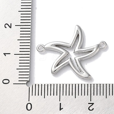 Rack Plating Brass Micro Pave Clear Cubic Zirconia Connector Charms KK-Z039-37P-1