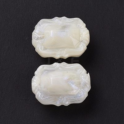 Opaque Acrylic Beads OACR-E015-07H-1
