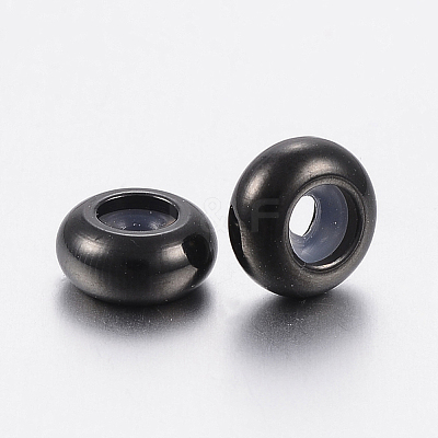202 Stainless Steel Beads STAS-F148-9mm-07B-1