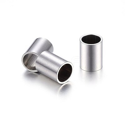 Tarnish Resistant 304 Stainless Steel Tube Beads STAS-O107-07P-D-1