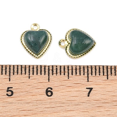 Natural Moss Agate Pendants GG-CBA110A-01G-1