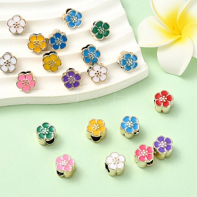20Pcs UV Plating Acrylic European Beads OACR-YW0003-67-1