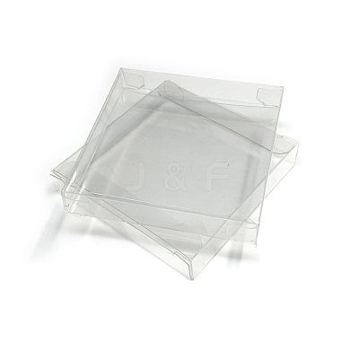 Transparent PVC Box Candy Treat Gift Box CON-WH0074-09-1