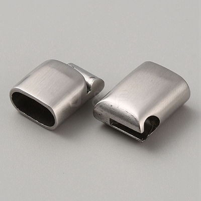 316 Stainless Steel Magnetic Clasps with Glue-in Ends STAS-WH0036-23MP-1
