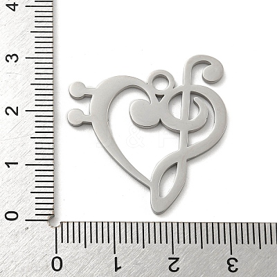 Non-Tarnish 304 Stainless Steel Pendants STAS-K253-06P-1