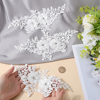 Polyester Embroidery Sequin Costume Accessories DIY-WH20025-016A-1
