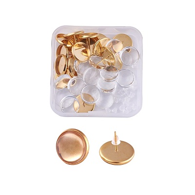 DIY Earring Making DIY-JP0005-26G-8mm-1