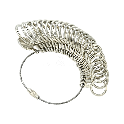 28Pcs Alloy American Calibration Ring Sizers Professional Model TOOL-YW0001-79-1
