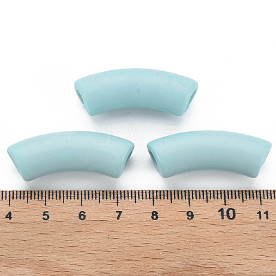 Opaque Acrylic Beads MACR-S372-001B-13-4809-1