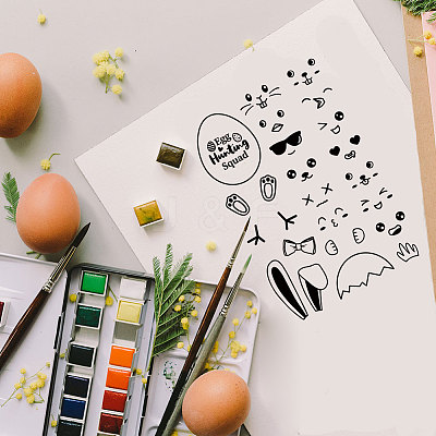 PVC Plastic Clear Stamps DIY-WH0448-0479-1