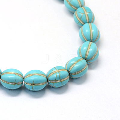 Synthetic Turquoise Gemstone Bead Strands X-TURQ-S282-20-1