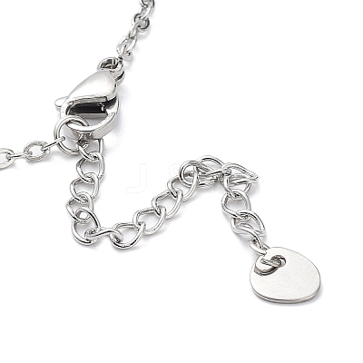Tarnish Resistant 201 Stainless Steel Link Bracelets with Cable Chains LS-BJEW-P297-01P-A-1
