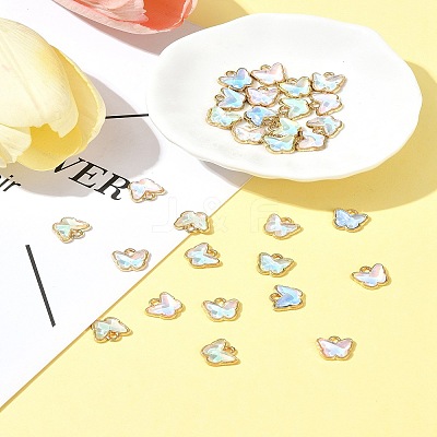30Pcs Alloy Glass Charms FIND-FS0002-79-1