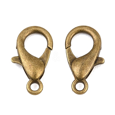 Zinc Alloy Lobster Claw Clasps E106-AB-NR-1