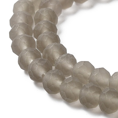 Transparent Glass Beads Strands X1-EGLA-A034-T8mm-MD16-1