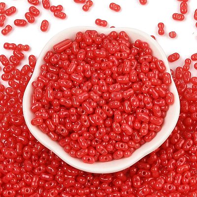 Baking Paint Glass Seed Beads SEED-L011-09A-14-1