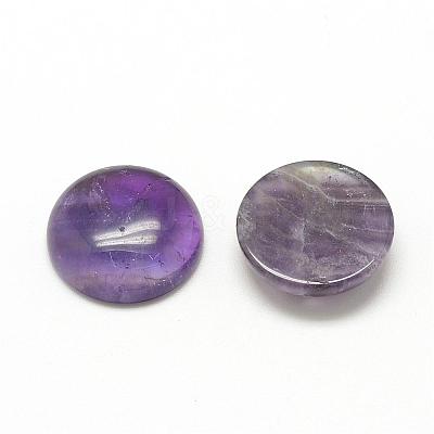 Natural Amethyst Cabochons G-R416-20mm-30-1