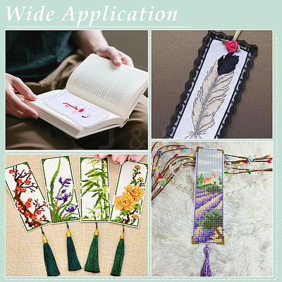 Cotton Bookmarks for Cross Stitch Making DIY-WH0759-26A-1