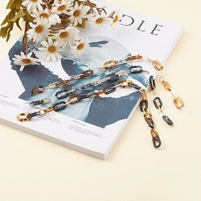 Handmade Acrylic Cable Chain Sets AJEW-JB00932-1