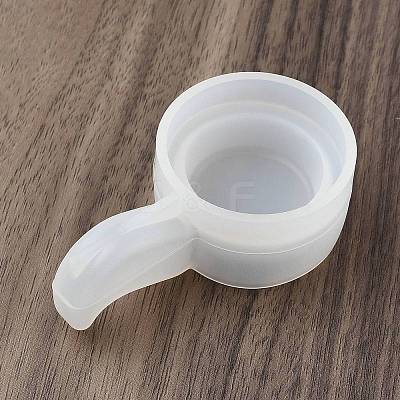 Flat Round with Handle DIY Silicone Candlesticks Molds SIMO-G010-02B-1