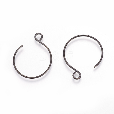 304 Stainless Steel Earring Hooks Ion Plating(IP) STAS-L216-02A-B-1